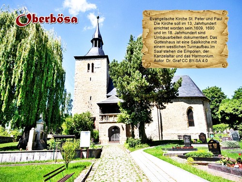 Oberbösa evang kirche - oberbösa, evang.kirche