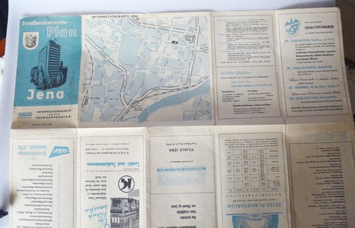 Ddr straßenübersichts plan - ddr, straßenübersichts-plan