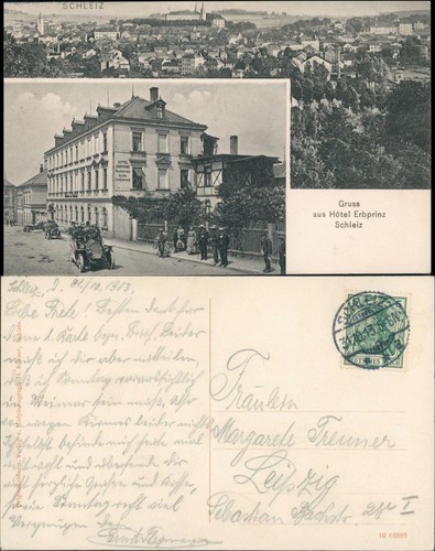 Ansichtskarte schleiz bild - schleiz, 2