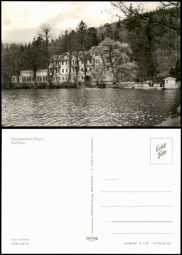 Ansichtskarte georgenthal - ansichtskarte,