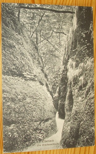 Eisenach 1908 drachenschlucht - 1908,