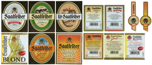 Bieretiketten saalfelder - bieretiketten,