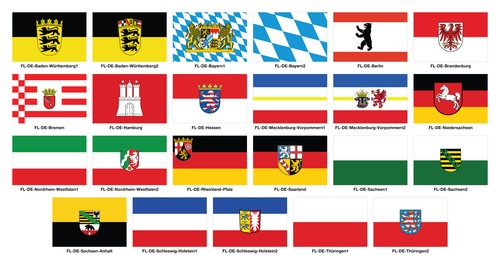 100 cm flaggen - -, deutsche