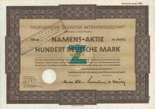 Thüringische zellwolle - thüringische,