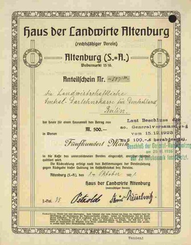 Haus der landwirte altenburg - der,
