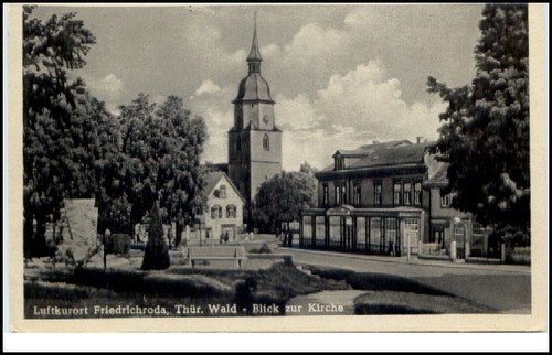 Postkarte thüringen 1952 - postkarte,