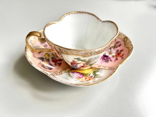 Rauenstein porzellan tasse - rauenstein, mit