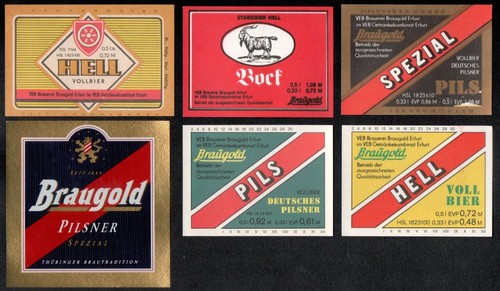 Bieretiketten ddr später - +,