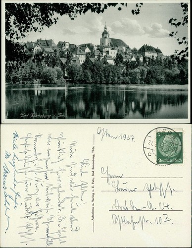 Ansichtskarte ronneburg - ansichtskarte,