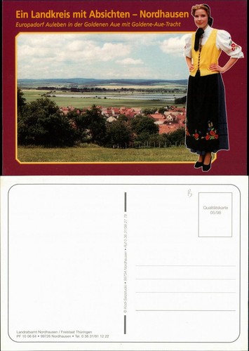 Ansichtskarte thüringen - ansichtskarte, .thüringen