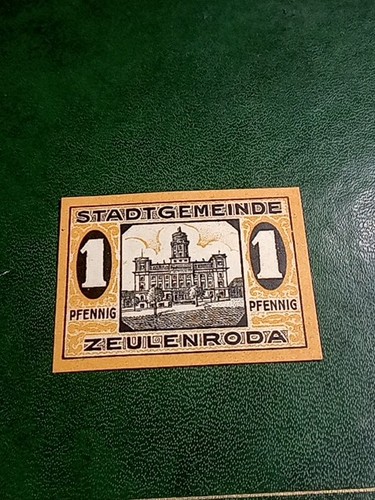 Notgeld zeulenroda schein - zeulenroda,, 1