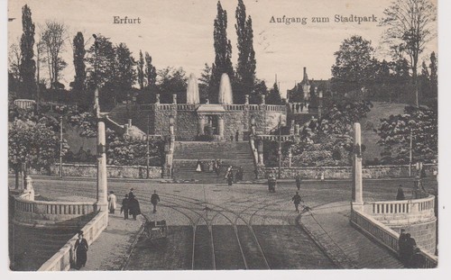Erfurt 1916 aufgang - ak,
