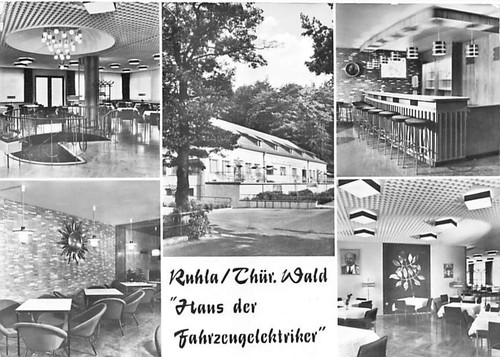 Ruhla eisenach ferienheim - ak,