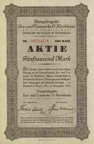 Dampfziegelei erz und tonwerke - und,