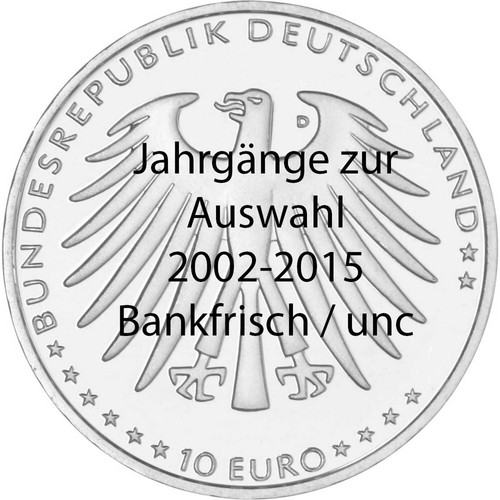 Euro deutschland 2002 2015 - 10,