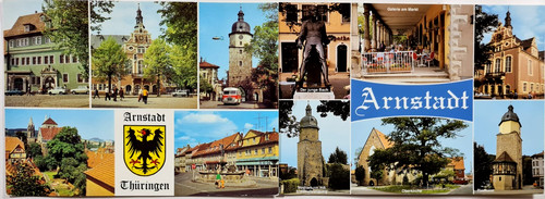 Postkarten lot arnstadt - lot, x