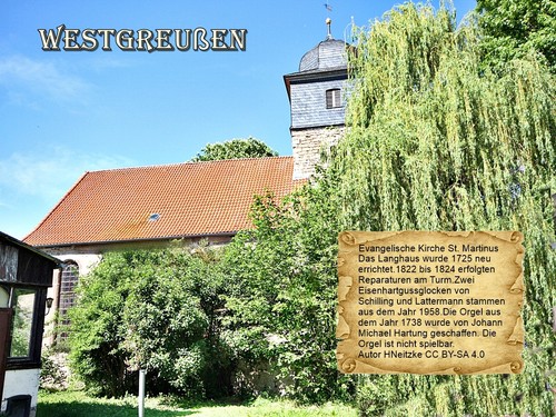 Westgreußen evang kirche - westgreußen, evang.kirche