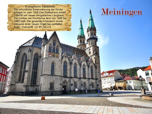 Meiningen stadtkirche - meiningen,