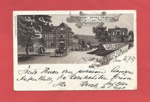 Litho gruss aus berka - aus, a.j