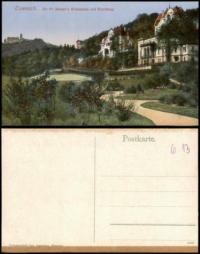 Ansichtskarte eisenach - eisenach, dr