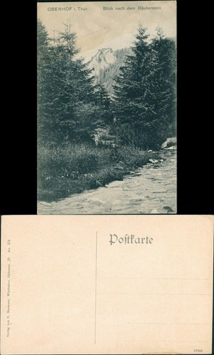 Ansichtskarte oberhof - ansichtskarte,