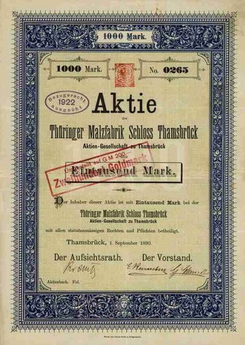Thüringer malzfabrik schloss - thüringer,