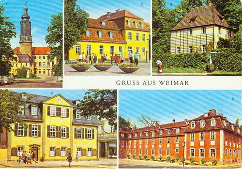 Weimar gruss aus - ak, (2)