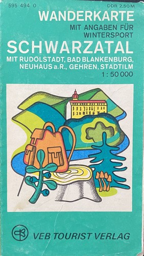 Karte wanderkarte schwarzatal - karte:,
