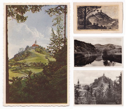 Alte postkarten leuchtenburg - alte,