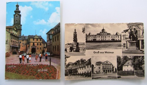 Ddr postkarten lot weimar - 2,