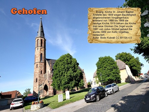 Gehofen evang kirche - gehofen, st