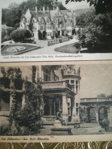 Alte postkarten von schloß - 3,