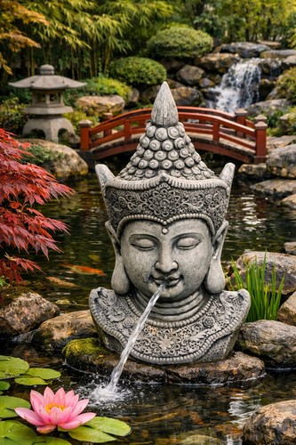 Asiatischer wasserspeier - asiatischer,