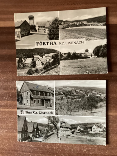 Ddr ansichtskarten förtha - 2, ddr-ansichtskarten