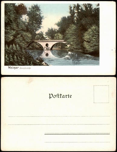 Ansichtskarte weimar - ansichtskarte,