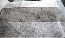 Alte Landkarte ERFURT GOTHA